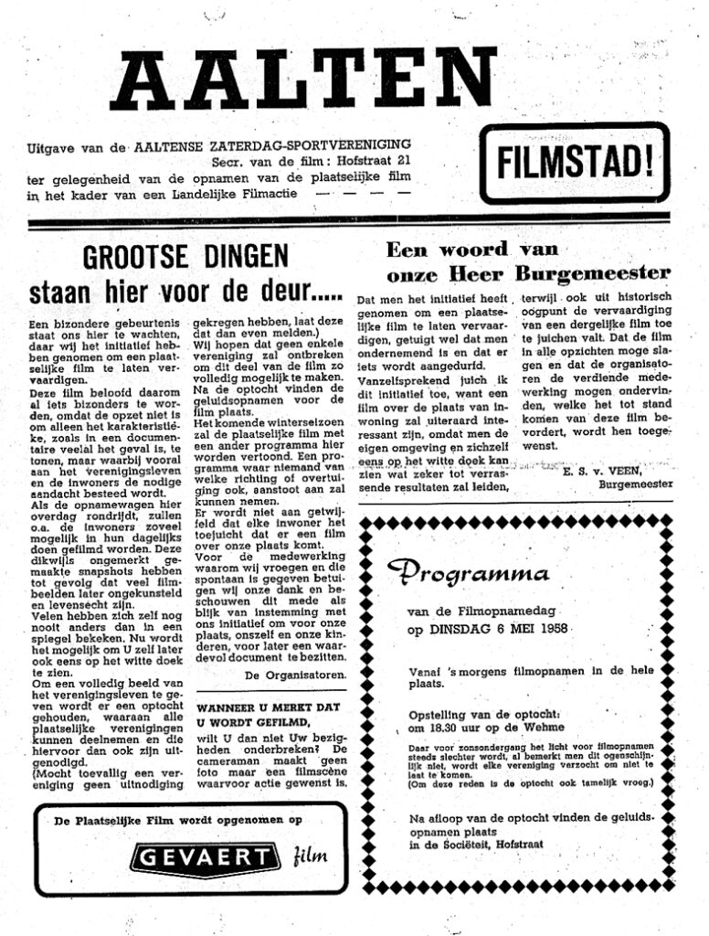 Aalten Filmstad, 06-05-1958