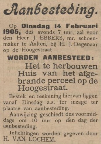 Ebbers, Hogestraat - Aaltensche Courant, 04-02-1905
