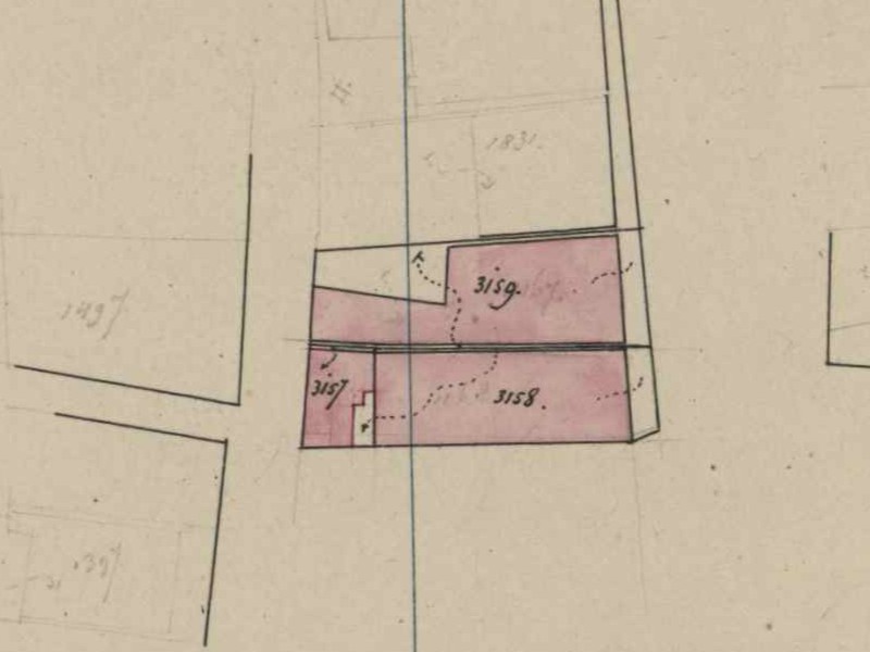 Köstersbult, Aalten - Fragment kadastrale kaart, 1873