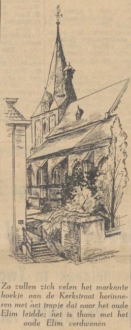 Trepkes Kerkstraat - Dagblad Tubantia, 15-10-1959