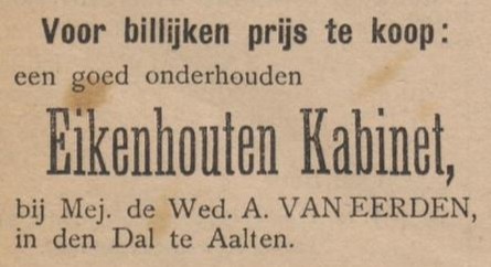 't Dal 9, Aalten - Aaltensche Courant, 30-09-1899