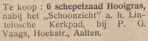 Schoonzicht, Lintelo - De Graafschapper, 28-05-1937