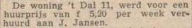 't Dal 11, Aalten - Zutphens Dagblad, 29-08-1957