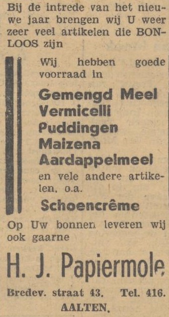 Bredevoortsestraatweg 43, Aalten (Papiermole) - De Graafschapper, 11-01-1946