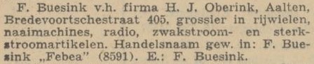 Febea, Aalten - Arnhemsche Courant, 22-02-1932