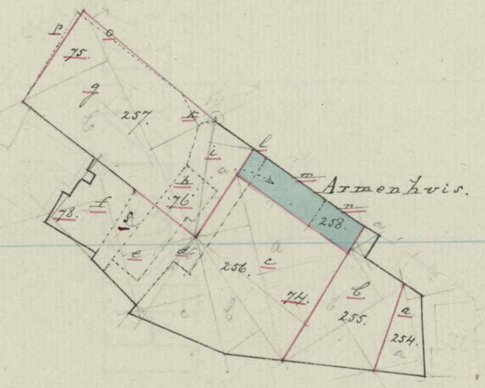 Armenhuis Bredevoort, 1847 - Hulpkaart_BDV00_B_2