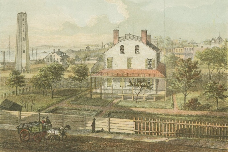 Brevoort Estate, tussen 54th en 55th Street, vlakbij 1st Avenue, 1866. Foto: The Museum of the City of New York
