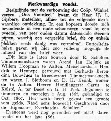 Landstraat 6, Bredevoort - Graafschapbode, 01-05-1933