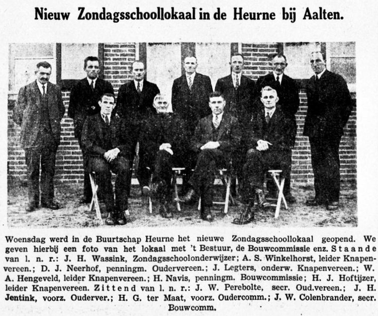 Zondagsschool Heurne - Graafschapbode, 22-10-1937