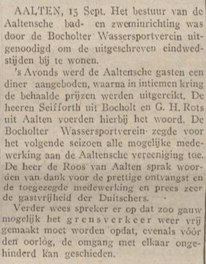 Bad- en Zweminrichting Aalten - Zutphensche Courant, 16-09-1925