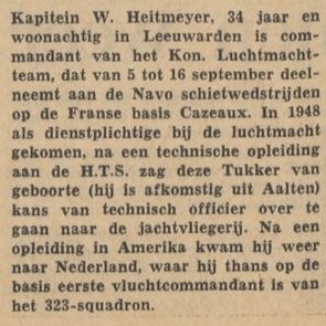 Willem Heitmeyer (1925-1964) - Ons Noorden, 31-08-1960 (tekst)