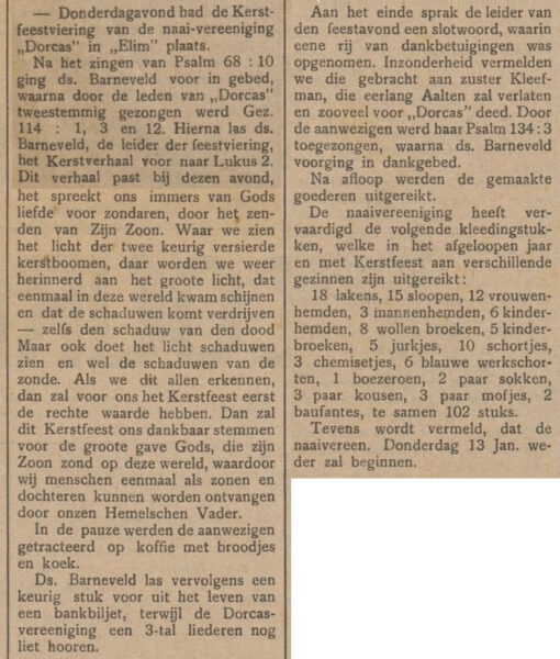 Dorcas - Aaltensche Courant, 31-12-1909