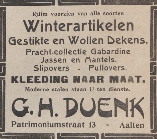 Patrimoniumstraat 13, Aalten (Duenk) - Aaltensche Courant, 15-10-1937