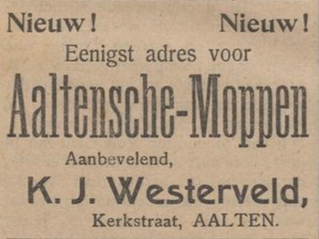 Kerkstraat 13, Aalten (Westerveld, moppen) - Aaltensche Courant, 16-02-1910