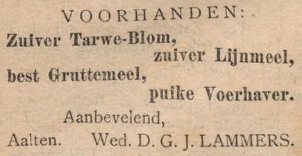 Lammers - Aaltensche Courant, 02-12-1899