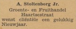 Stoltenborg, Haartsestraat - Aaltensche Courant, 30-12-1947