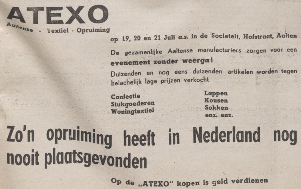 ATEXO - Nieuwe Winterswijksche Courant, 14-07-1950