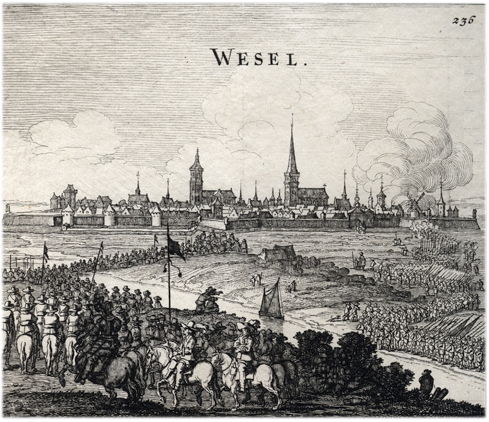 De inname van Wesel op 19 augustus 1629