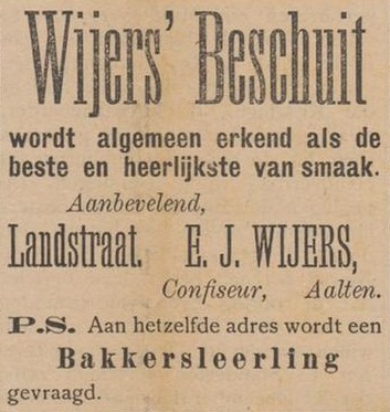 Landstraat 10, Aalten (Wijers) - Aaltensche Courant, 21-12-1901