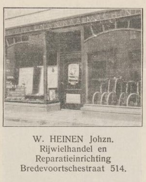 W. Heinen Rijwielhandel, Bredevoortsestraat 10, Aalten