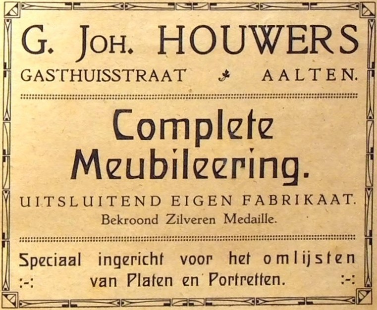 G.Joh. Houwers, Gasthuisstraat Aalten, 1913 (coll. EHDC)