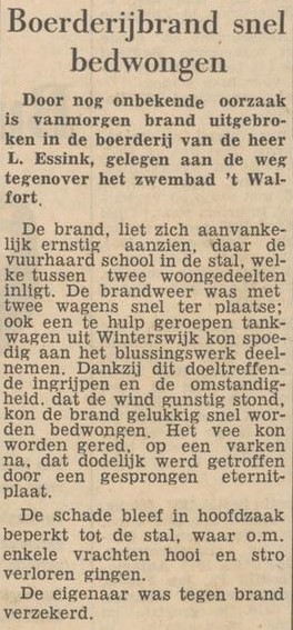 Beerninkweg 9, Dale (Essink) - Dagblad Tubantia, 16-03-1957