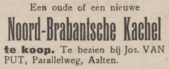 Parallelweg 8, Aalten (Jos. Van Put) - Aaltensche Courant, 15-01-1913