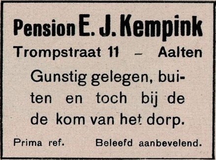 Pension E.J. Kempink, Aalten (1937)