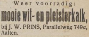 Parallelweg 13, Aalten (Prins) - Nieuwe Aaltensche Courant, 25-07-1924