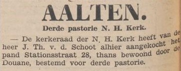Stationsstraat 28, Aalten - Aaltensche Courant, 07-03-1950