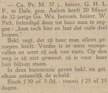 Burenruzie - Nieuwe Aaltensche Courant, 15-05-1925