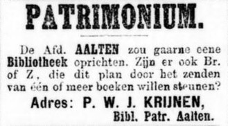 Bibliotheek Patrimonium - De Standaard, 11-11-1893