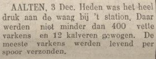 Waag, Aalten - Zutphensche Courant 04-12-1923