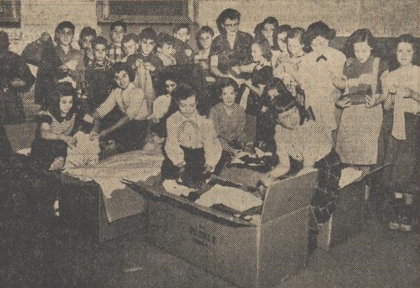 Wilhelmina te Slaa, school Lyndhurst - Dagblad Tubantia, 23-05-1953
