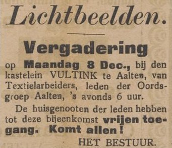 Textielarbeiders Aalten - Aaltensche Courant, 06-12-1913