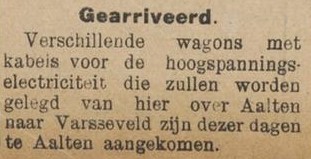 Electriciteit, hoogspanning - Nieuwe Winterswijksche Courant, 22-06-1923