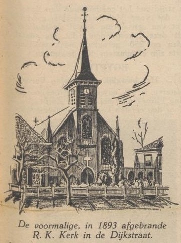 Oude RK kerk, Dijkstraat - Aaltensche Courant, 21-01-1938