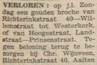 Richterinkstraat 40, Aalten (Gijsbers) - De Graafschapper, 06-08-1947