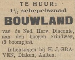 Drie boompjes - Aaltensche Courant, 11-08-1925