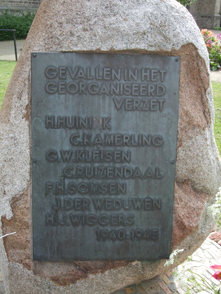 Monument Gevallen in het Georganiseerd Verzet, Markt Aalten