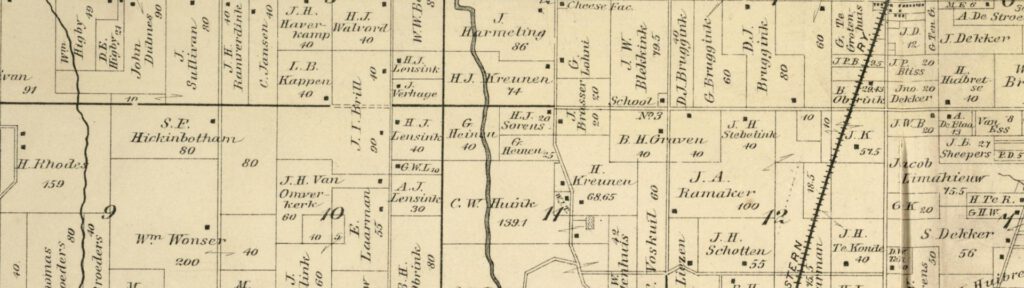 Holland Township, Sheboygan (WI), 1889