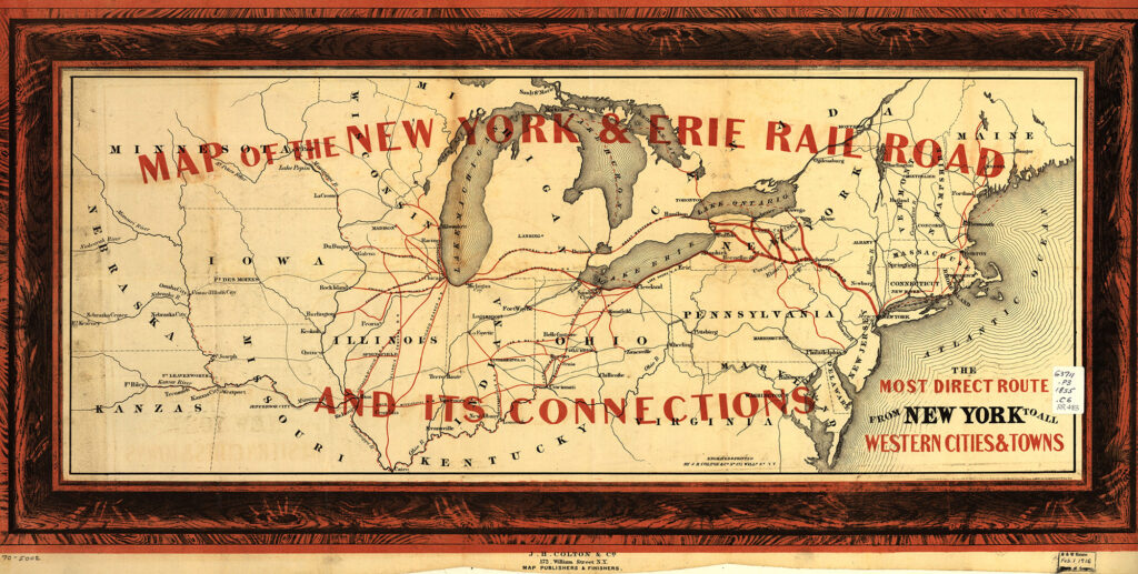 New York & Erie Railroad, 1855